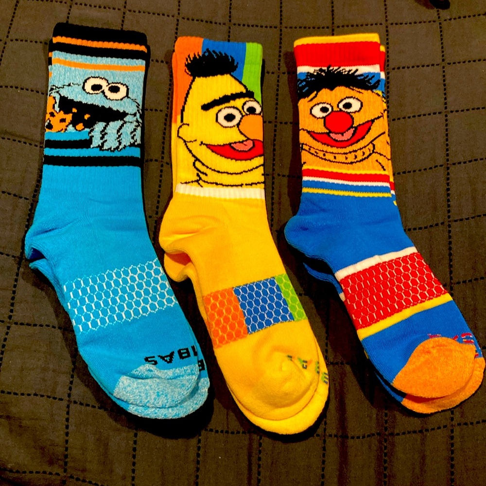 Sesame Street Unisex Bombas Socks